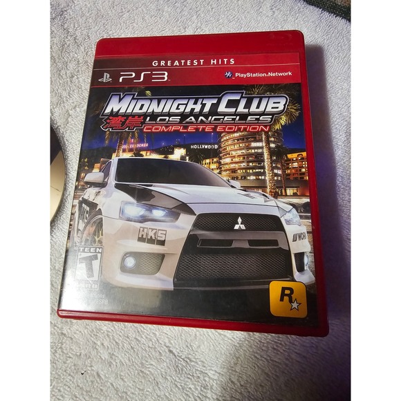 Midnight Club Los Angeles‎ Complete Edition PS3 Greatest Hits Racing Game - Picture 1 of 4